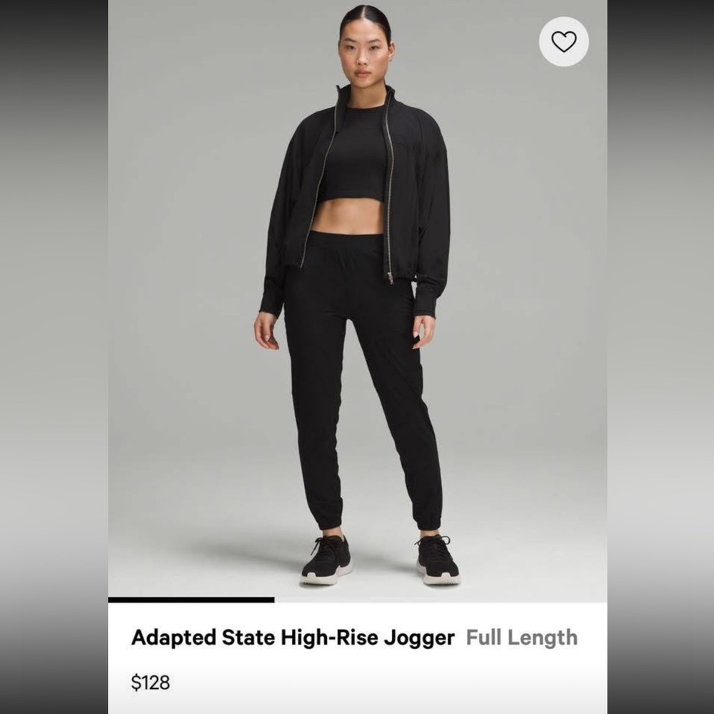 Lululemon State High-Rise Jogger - Black